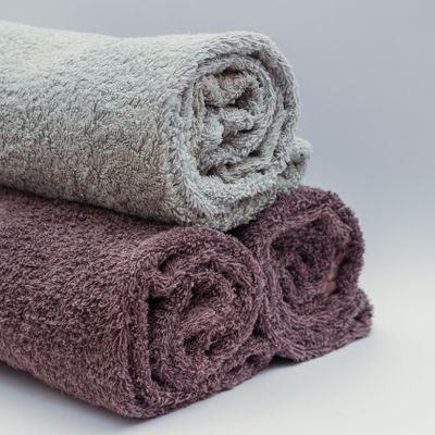 Neutral Rolled Towel Set