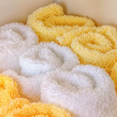 Rolled Bath Towel Set