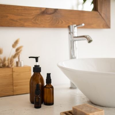 Bathroom Skincare Bottle Set