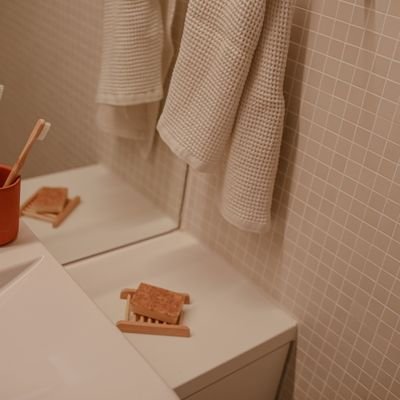 Soap & Toothbrush Bathroom Set