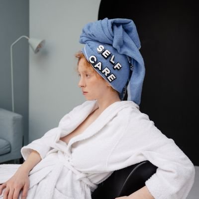 Self Care Bathrobe & Towel Set
